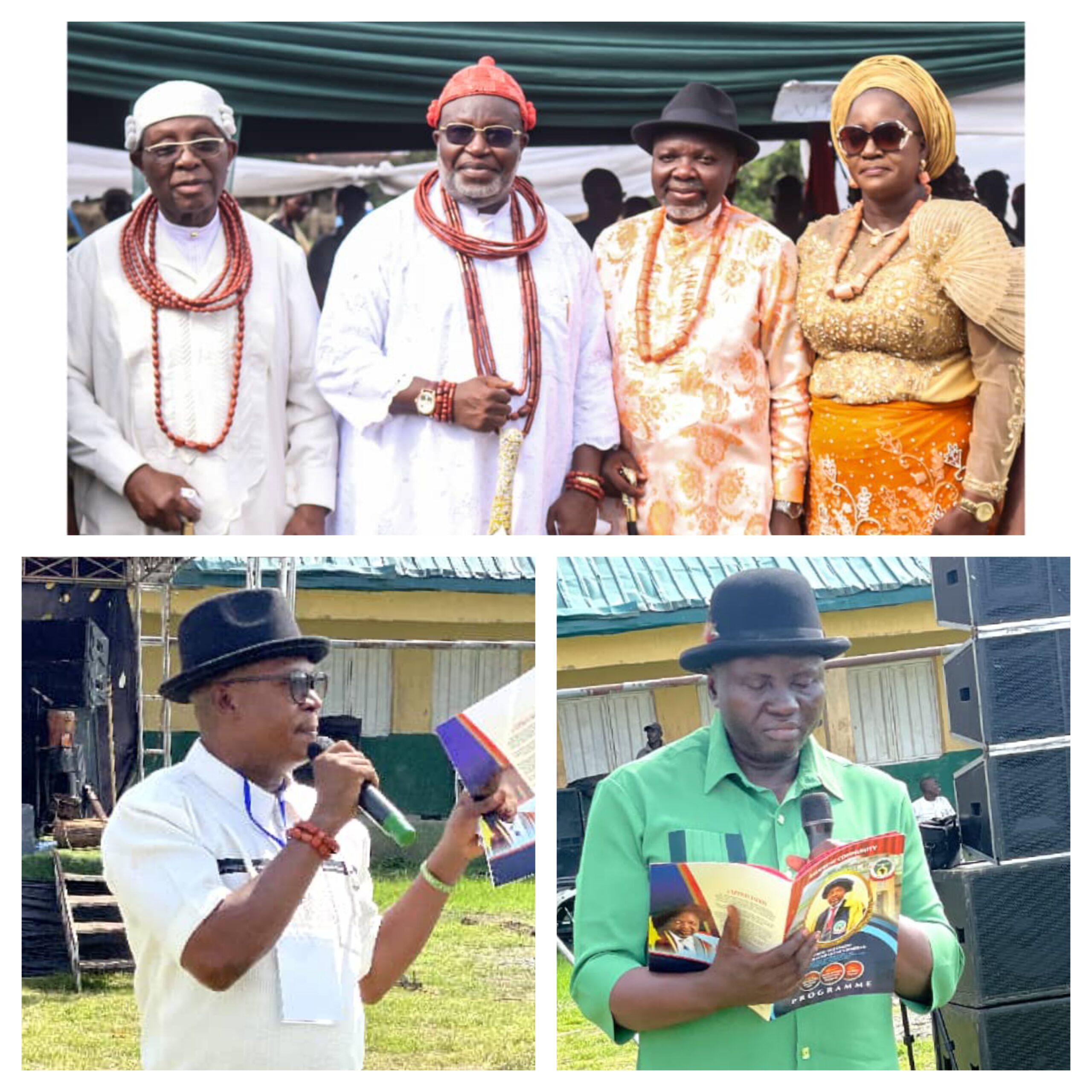 Mega Celebration in Akugbene-Mein Kingdom: HRM Kalanama VIII and Community Honor Prof. Solomon Ebobrah in Grand Style.