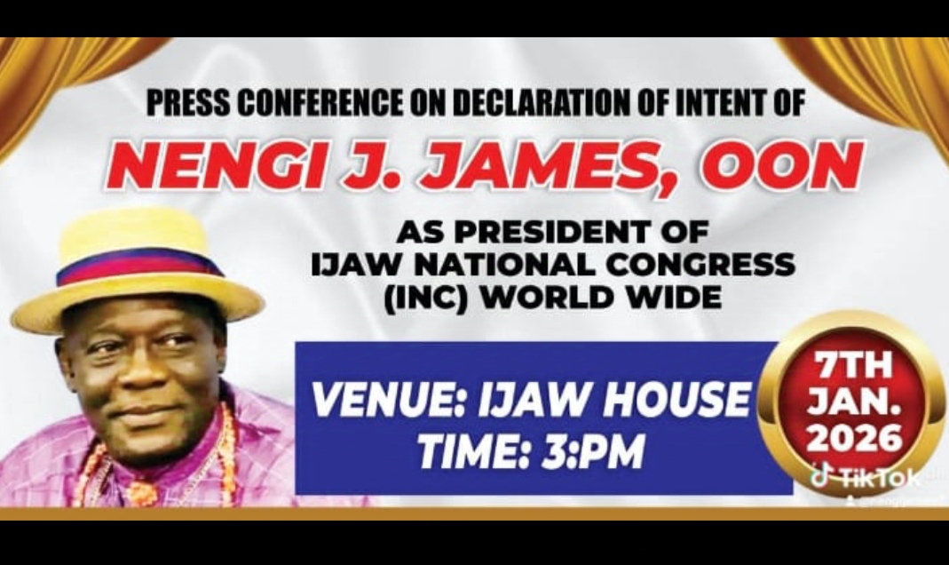High Chief Dr. Se-Alabor Nengi James is Coming.